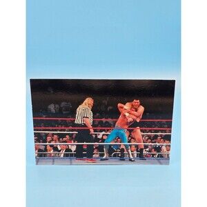 1999 Comic Images WWF Wrestlemania Live Photocards #8 Andre The Giant vs Jake